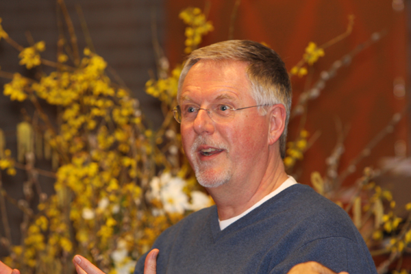 Alan Seale speaking in a workshop