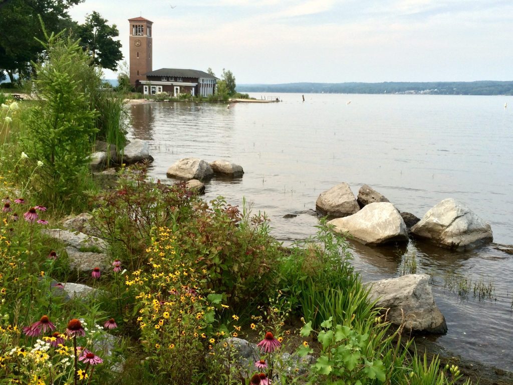 Miller Bell Tower, Lake Chautauqua (Photo: Alan Seale, July 2015)