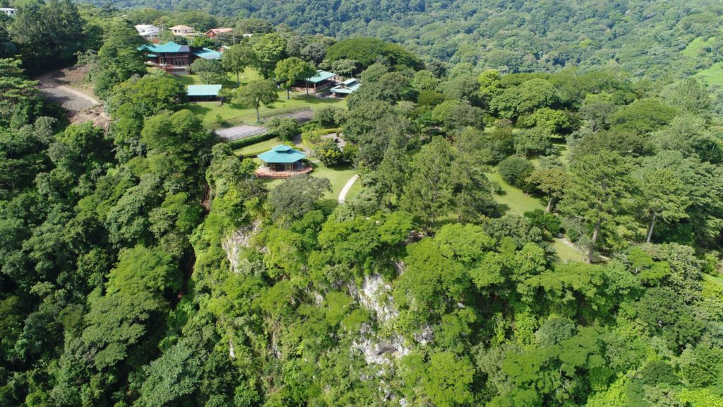 An aerial view of Kantara, home of Transformational Presence in Central America