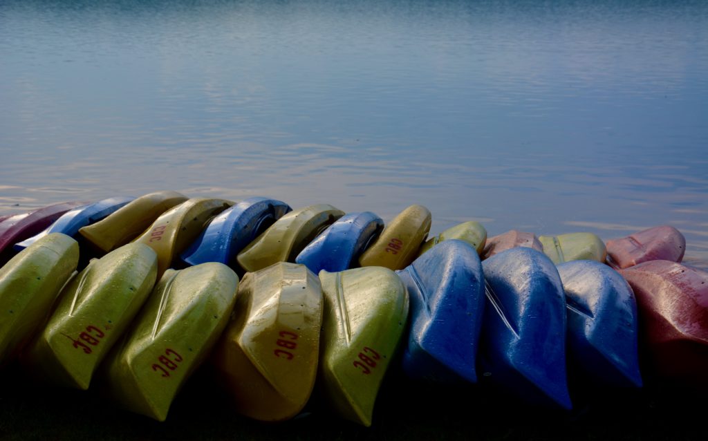 Canoes at Boy's Club, Chautauqua