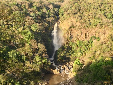<em>Kantara</em> Waterfall in the Afternoon Glow